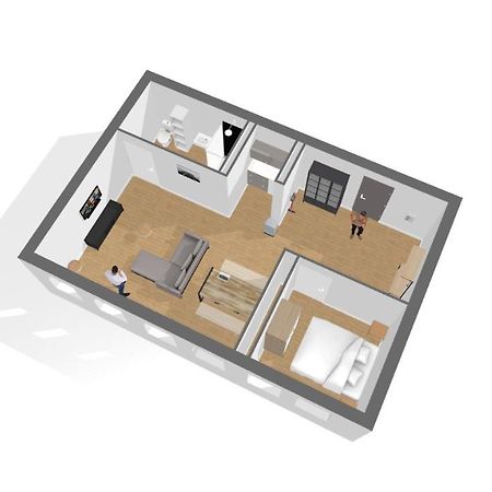 شقة Hyper Centre - Wifi Fibre Gratuit - Jergweloh - Le New Yorkais كان المظهر الخارجي الصورة